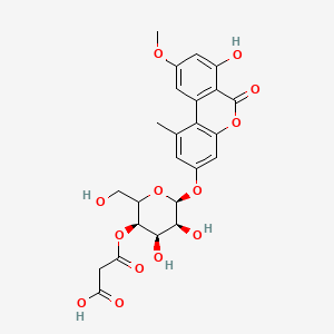 molecular formula C24H24O13 B13434861 Alternariol-9-methylether-3-beta-D-(4'-malonyl)-glucoside 