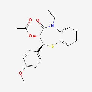 Des[5-(2-dimethylamino)ethyl] Diltiazem 5-Ethenyl