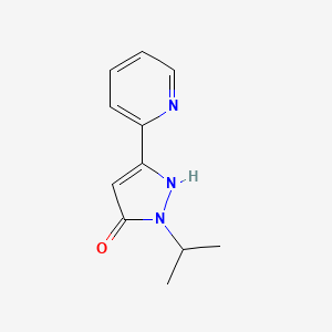 1-isopropyl-3-(pyridin-2-yl)-1H-pyrazol-5-ol