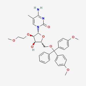 molecular formula C34H39N3O8 B13434945 5'-O-DMT-2'-O-(2-methoxyethyl)-5-methylcytidine 