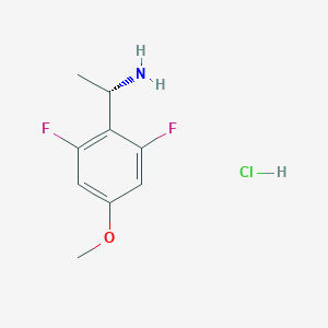 (S)-1-(2,6-Difluoro-4-methoxyphenyl)ethanamine hcl