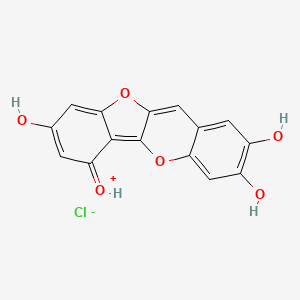 molecular formula C15H9ClO6 B13434970 Riccionidin a chloride 