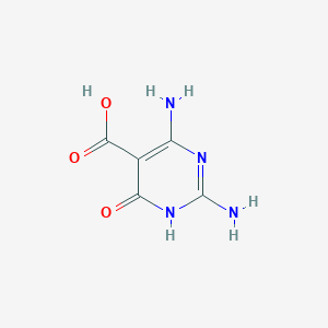 molecular formula C5H6N4O3 B13434972 2,4-Diamino-6-hydroxypyrimidine-5-carboxylic acid 