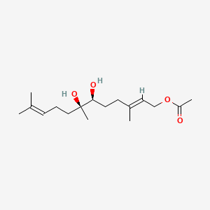 [S-[R*,R*-(E)]]-3,7,11-Trimethyl-2,10-dodecadiene-1,6,7-triol 1-Acetate