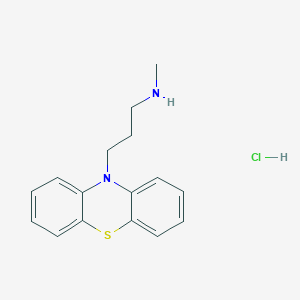 molecular formula C16H19ClN2S B13435000 Demethylpromazine hydrochloride CAS No. 17140-12-4