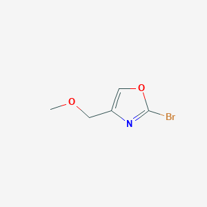 molecular formula C5H6BrNO2 B13435044 2-Bromo-4-(methoxymethyl)-oxazole 