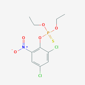 molecular formula C10H12Cl2NO5PS B13435054 Xiaochongliulin CAS No. 171605-91-7