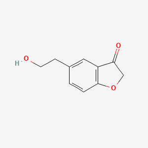 molecular formula C10H10O3 B13435091 5-(2-Hydroxyethyl)-3(2H)-benzofuranone 