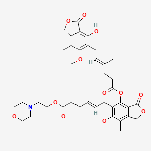 molecular formula C40H49NO12 B13435183 Mycophenolate Dimer 