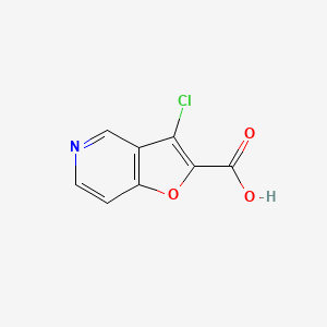 molecular formula C8H4ClNO3 B13435245 3-Chlorofuro[3,2-c]pyridine-2-carboxylic acid 