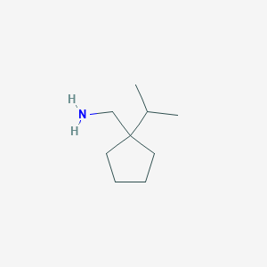 [1-(Propan-2-yl)cyclopentyl]methanamine