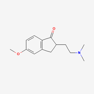 2-[2-(Dimethylamino)ethyl]-2,3-dihydro-5-methoxy-1H-inden-1-one