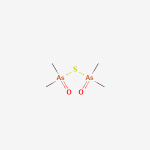 molecular formula C4H12As2O2S B13435505 Dimethylarsinothioic Acid Anhydrosulfide 