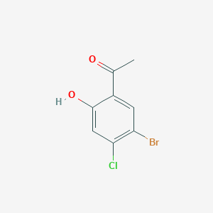 1-(5-Bromo-4-chloro-2-hydroxyphenyl)ethan-1-one