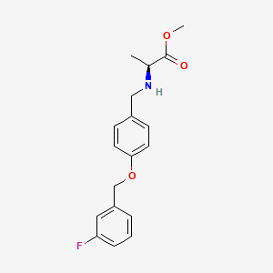 3-Desfluoro,-4-Fluoro-Safinamide Carboxylic Acid Methyl Ester Mesylate