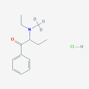 alpha-(N-Methyl-N-ethylamino)butyrophenone-d3 Hydrochloride