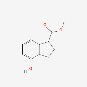 Methyl 4-hydroxy-2,3-dihydro-1H-indene-1-carboxylate