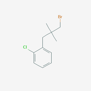 1-(3-Bromo-2,2-dimethylpropyl)-2-chlorobenzene