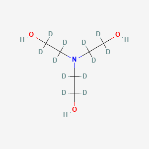 molecular formula C6H15NO3 B13435803 Triethanolamine-d12 