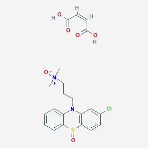 molecular formula C21H23ClN2O6S B13435804 Chlorpromazine Sulphoxide N-Oxide Maleate CAS No. 150111-59-4