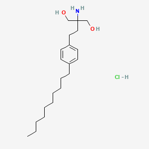 molecular formula C21H38ClNO2 B13435853 Ethyl Fingolimod Hydrochloride 