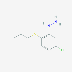 [5-Chloro-2-(propylthio)phenyl]-hydrazine