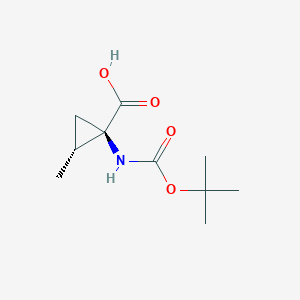 cis-1-Boc-amino-2-methylcyclopropane-1-carboxylic acid