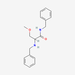 N-Benzyl 2-(benzylamino)-3-methoxypropionamide