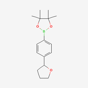 4-(Oxolan-2-yl)phenylboronic acid pinacol ester