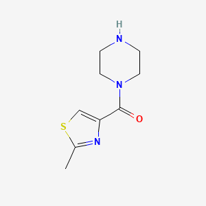 molecular formula C9H13N3OS B13435995 (2-Methylthiazol-4-yl)(piperazin-1-yl)methanone 