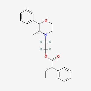 molecular formula C23H29NO3 B13436000 Fenbutrazate-d4 