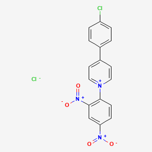 molecular formula C17H11Cl2N3O4 B13436024 4-(4-Chlorophenyl)-1-(2,4-dinitrophenyl)pyridin-1-ium 