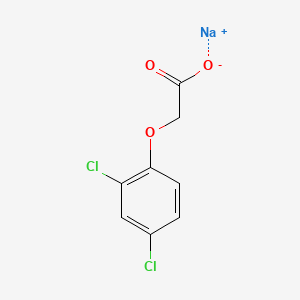 molecular formula C8H7Cl2NaO4 B1343606 Sodium 2,4-dichlorophenoxyacetate CAS No. 2702-72-9