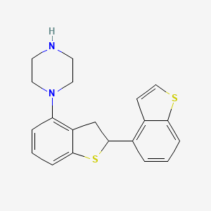 1-(2,3-Dihydro[2,4'-bibenzo[b]thiophen]-4-yl)-piperazine