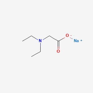 molecular formula C6H12NNaO2 B1343608 N,N-二乙基甘氨酸钠盐 CAS No. 5426-55-1