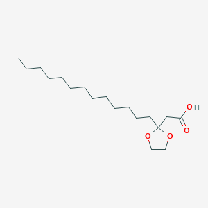 2-Tridecyl-1,3-dioxolane-2-acetic Acid