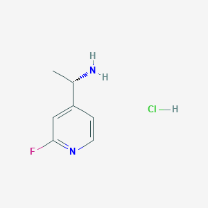 (S)-1-(2-Fluoropyridin-4-yl)ethanamine hydrochloride