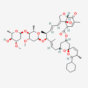 molecular formula C50H72O14 B13436117 5-Dehydroxyl-5-oxodoramectin 