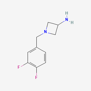 1-[(3,4-Difluorophenyl)methyl]azetidin-3-amine