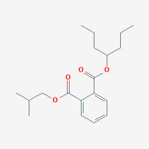 molecular formula C19H28O4 B13436133 Phthalic acid, hept-4-yl isobutyl ester 