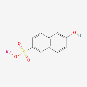 molecular formula C10H7KO4S B1343617 6-羟基萘-2-磺酸钾 CAS No. 833-66-9
