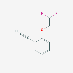 molecular formula C10H8F2O B13436198 2-(2,2-Difluoroethoxy)phenylacetylene 