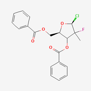 (2R)-2-Deoxy-2-fluoro-2-methyl-beta-D-erythro-pentofuranosyl Chloride 3,5-Dibenzoate