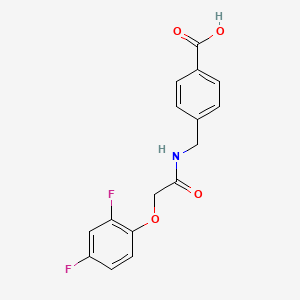 4-[[[2-(2,4-Difluorophenoxy)acetyl]amino]methyl]benzoic Acid