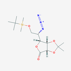 5-Azido-6-(tert-butyldimethylsilyl)-2,3-O-isopropylidene L-Gulono-1,4-lactone