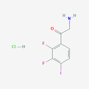 2,3-Difluoro-4-iodophenacylamine hydrochloride