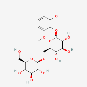 molecular formula C20H30O13 B13436358 Syringol Gentiobioside 