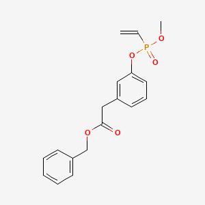 Benzyl 2-[3-[ethenyl(methoxy)phosphoryl]oxyphenyl]acetate