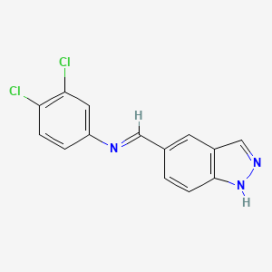 molecular formula C14H9Cl2N3 B13436392 MAO-B Inhibitor 58 