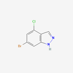 molecular formula C7H4BrClN2 B1343640 6-Bromo-4-chloro-1H-indazole CAS No. 885518-99-0